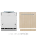 ZLINE 24 in. Panel Ready Top Control Dishwasher with Stainless Steel Tub, 52dBa (DW7713-24) - MyBBQDirect