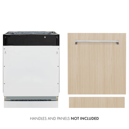 ZLINE 24 in. Tallac Series 3rd Rack Dishwasher in Custom Panel Ready with Stainless Steel Tub, 51dBa (DWV-24) - MyBBQDirect