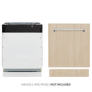 ZLINE 24 in. Tallac Series 3rd Rack Dishwasher in Custom Panel Ready with Stainless Steel Tub, 51dBa (DWV-24) - MyBBQDirect
