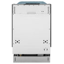 ZLINE 18 in. Compact Panel Ready Top Control Dishwasher with Stainless Steel Tub, 54dBa (DW7714-18) - MyBBQDirect