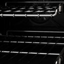 ZLINE 60 in. 7.4 cu. ft. Dual Fuel Range with Gas Stove and Electric Oven in Black Stainless Steel with Brass Burners (RAB-60) - MyBBQDirect