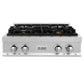 ZLINE 30 in. Porcelain Rangetop in DuraSnow Stainless Steel with 4 Gas Burners (RTS-30) Available with Brass Burners - MyBBQDirect