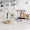ZLINE 30 in. Porcelain Rangetop in DuraSnow Stainless Steel with 4 Gas Burners (RTS-30) Available with Brass Burners - MyBBQDirect