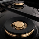 ZLINE Autograph Edition 60 in. 7.4 cu. ft. Dual Fuel Range with Gas Stove and Electric Oven in Fingerprint Resistant Stainless Steel with White Matte Door and Accents (RASZ-WM-60) - MyBBQDirect
