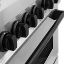 ZLINE 48 in. Autograph Edition Kitchen Package with Stainless Steel Dual Fuel Range and Range Hood with Matte Black Accents (2AKP-RARH48-MB) - MyBBQDirect