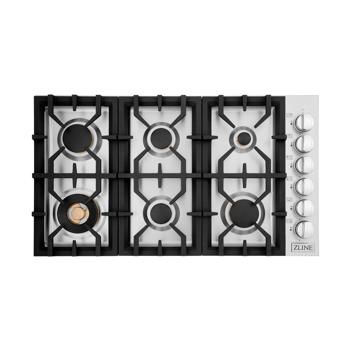 ZLINE 36 in. Dropin Cooktop With 6 Gas Burners (RC36) - MyBBQDirect