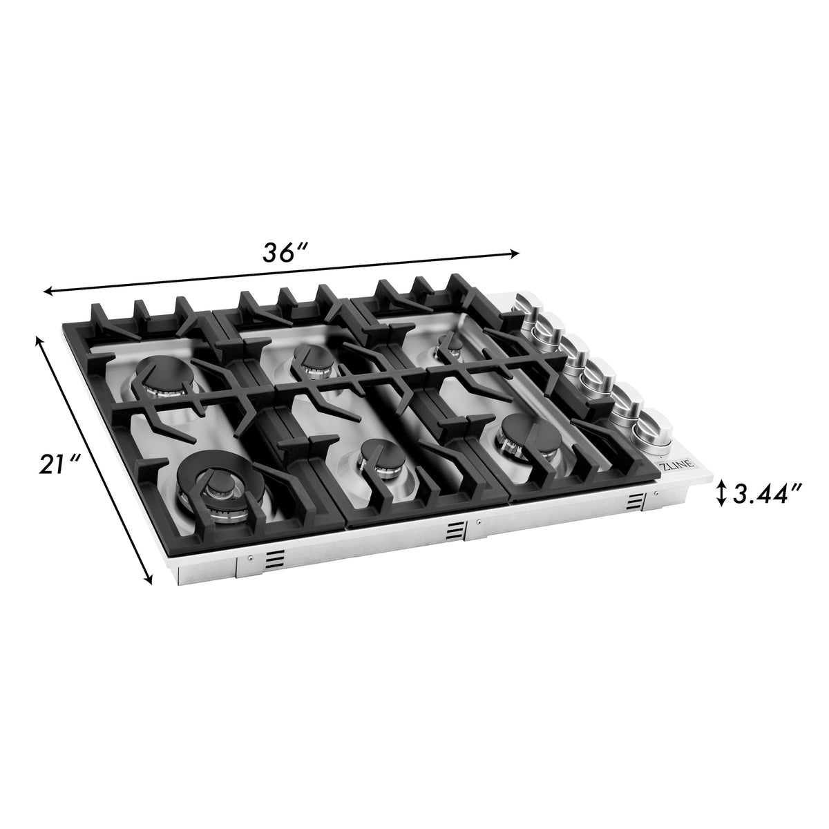 ZLINE 36 in. Dropin Cooktop With 6 Gas Burners (RC36) - MyBBQDirect