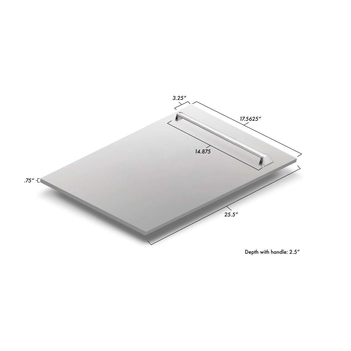 ZLINE 18 in. Tall Tub Dishwasher Panel with Traditional Handle (DPV-18) - MyBBQDirect