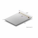 ZLINE 18 in. Autograph Edition Tallac Dishwasher Panel in Stainless Steel with Accent Handle (DPVZ-304-18) - MyBBQDirect