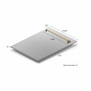 ZLINE 18 in. Autograph Edition Tallac Dishwasher Panel in DuraSnow Stainless Steel with Champagne Bronze Handle (DPVZ-SN-18-CB) - MyBBQDirect