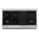 ZLINE 48 in. Kitchen Package with Stainless Steel Dual Fuel Range, Convertible Vent Range Hood and Microwave Drawer (3KP-RARH48-MW) - MyBBQDirect