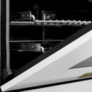 ZLINE Autograph Edition 60 in. 7.4 cu. ft. Dual Fuel Range with Gas Stove and Electric Oven in Fingerprint Resistant Stainless Steel with White Matte Door and Accents (RASZ-WM-60) - MyBBQDirect