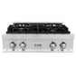 ZLINE 30 in. Porcelain Gas Stovetop with 4 Gas Burners (RT30) Available with Brass Burners - MyBBQDirect