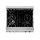 ZLINE 30 in. Porcelain Gas Stovetop with 4 Gas Burners (RT30) Available with Brass Burners - MyBBQDirect