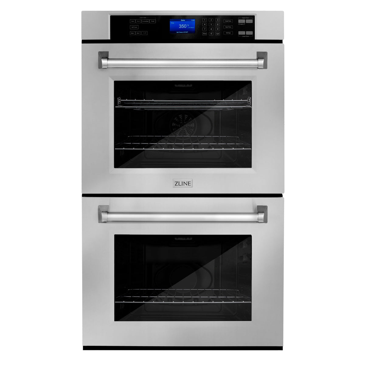 ZLINE Kitchen Package with 36 in. Stainless Steel Rangetop and 30 in. Double Wall Oven (2KP-RTAWD36) - MyBBQDirect