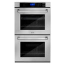 ZLINE Kitchen Package with 36 in. Stainless Steel Rangetop and 30 in. Double Wall Oven (2KP-RTAWD36) - MyBBQDirect