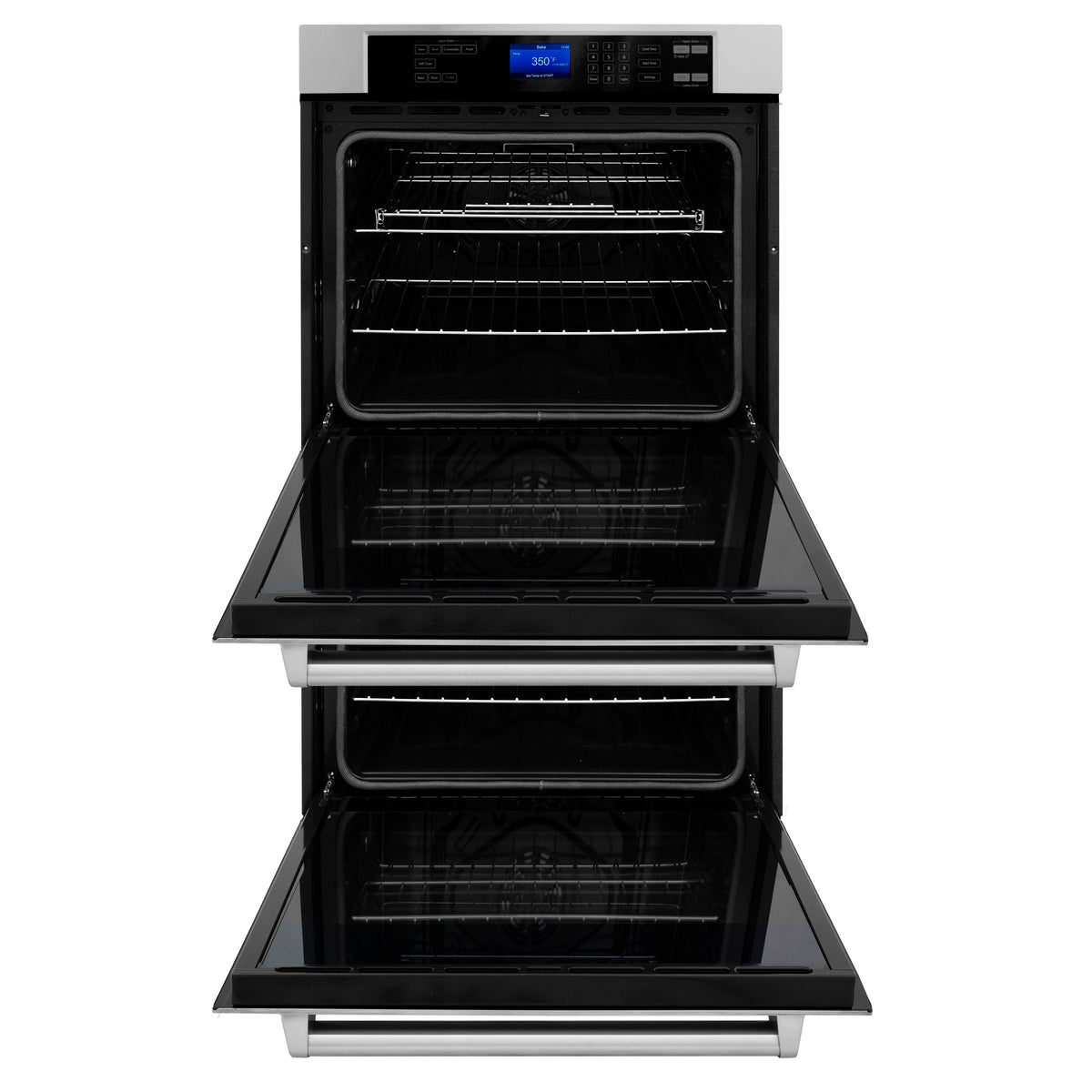 ZLINE Kitchen Package with 36 in. Stainless Steel Rangetop and 30 in. Double Wall Oven (2KP-RTAWD36) - MyBBQDirect