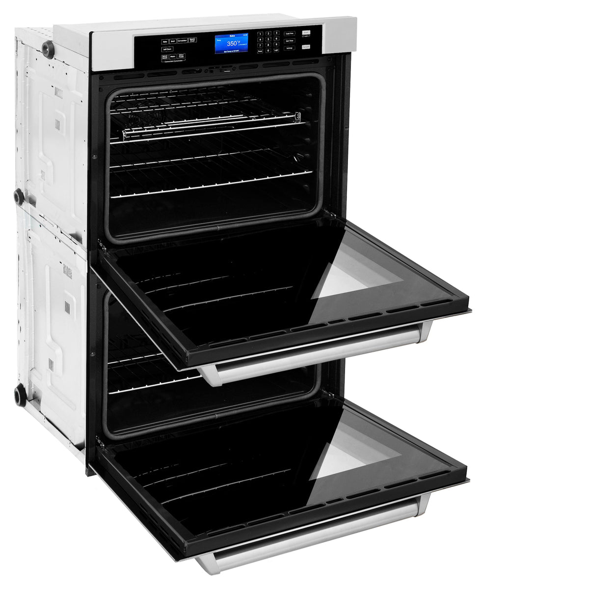ZLINE Kitchen Package with 36 in. Stainless Steel Rangetop and 30 in. Double Wall Oven (2KP-RTAWD36) - MyBBQDirect