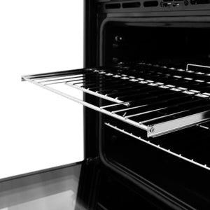 ZLINE Stainless Steel 24 in. Built-in Convection Microwave Oven and 30 in. Single Wall Oven with Self Clean (2KP-MW24-AWS30)
