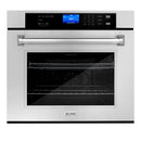 ZLINE Kitchen Package with 30 in. Stainless Steel Rangetop and 30 in. Single Wall Oven (2KP-RTAWS30) - MyBBQDirect