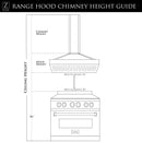 ZLINE Convertible Vent Island Mount Range Hood in Stainless Steel & Glass (GL14i)
