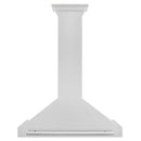 ZLINE 36 in. Fingerprint Resistant Stainless Steel Range Hood with Colored Shell Options and Stainless Steel Handle (KB4SNX-36)