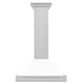 ZLINE 30 in. Stainless Steel Range Hood with Stainless Steel Handle and Colored Shell Options (KB4STX-30) - MyBBQDirect