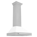 ZLINE 30 in. Stainless Steel Range Hood with Stainless Steel Handle and Colored Shell Options (KB4STX-30) - MyBBQDirect