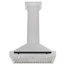 ZLINE 30 in. Autograph Edition Fingerprint Resistant Stainless Steel Range Hood with Fingerprint Resistant Stainless Steel Shell and Accents (KB4SNZ-30) - MyBBQDirect