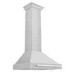 ZLINE 30 in. Stainless Steel Range Hood with Stainless Steel Handle and Colored Shell Options (KB4STX-30) - MyBBQDirect