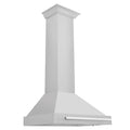 ZLINE 30 in. Stainless Steel Range Hood with Stainless Steel Handle and Colored Shell Options (KB4STX-30) - MyBBQDirect