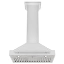 ZLINE 30 in. Stainless Steel Range Hood with Stainless Steel Handle and Colored Shell Options (KB4STX-30) - MyBBQDirect