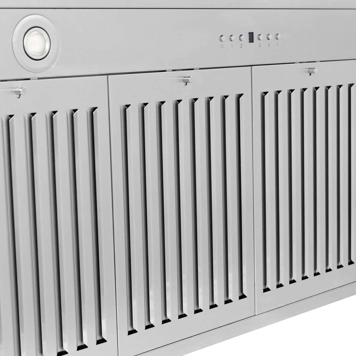 ZLINE 48 in. Stainless Steel Range Hood with Stainless Steel Handle and Colored Shell Options (KB4STX-48) - MyBBQDirect