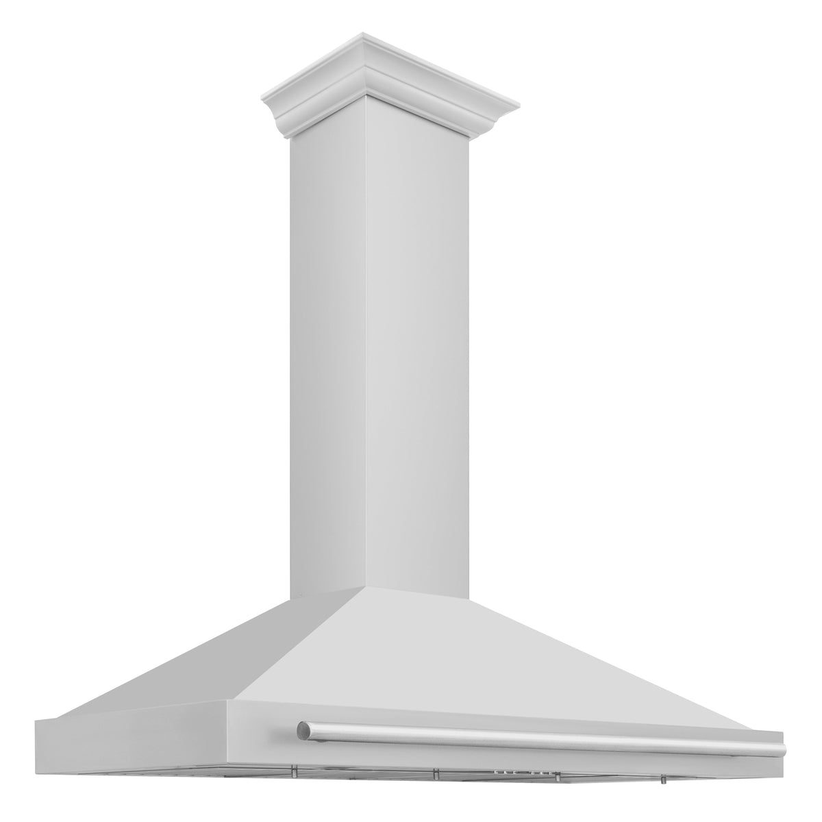 ZLINE 48 in. Stainless Steel Range Hood with Stainless Steel Handle and Colored Shell Options (KB4STX-48) - MyBBQDirect