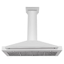 ZLINE 48 in. Stainless Steel Range Hood with Stainless Steel Handle and Colored Shell Options (KB4STX-48) - MyBBQDirect