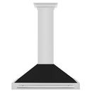 ZLINE 48 in. Stainless Steel Range Hood with Stainless Steel Handle and Colored Shell Options (KB4STX-48) - MyBBQDirect