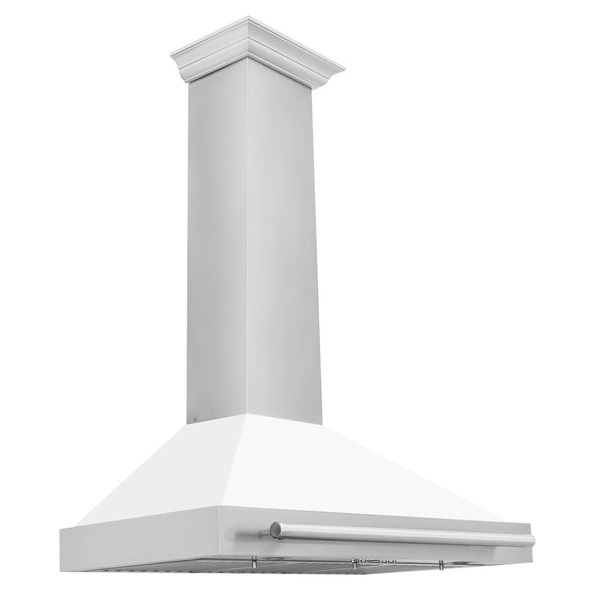 ZLINE 48 in. Stainless Steel Range Hood with Stainless Steel Handle and Colored Shell Options (KB4STX-48) - MyBBQDirect