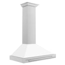 ZLINE 48 in. Stainless Steel Range Hood with Stainless Steel Handle and Colored Shell Options (KB4STX-48) - MyBBQDirect