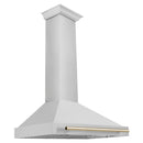 ZLINE 36 in. Autograph Edition Stainless Steel Range Hood with Stainless Steel Shell and Accents (KB4STZ-36) - MyBBQDirect