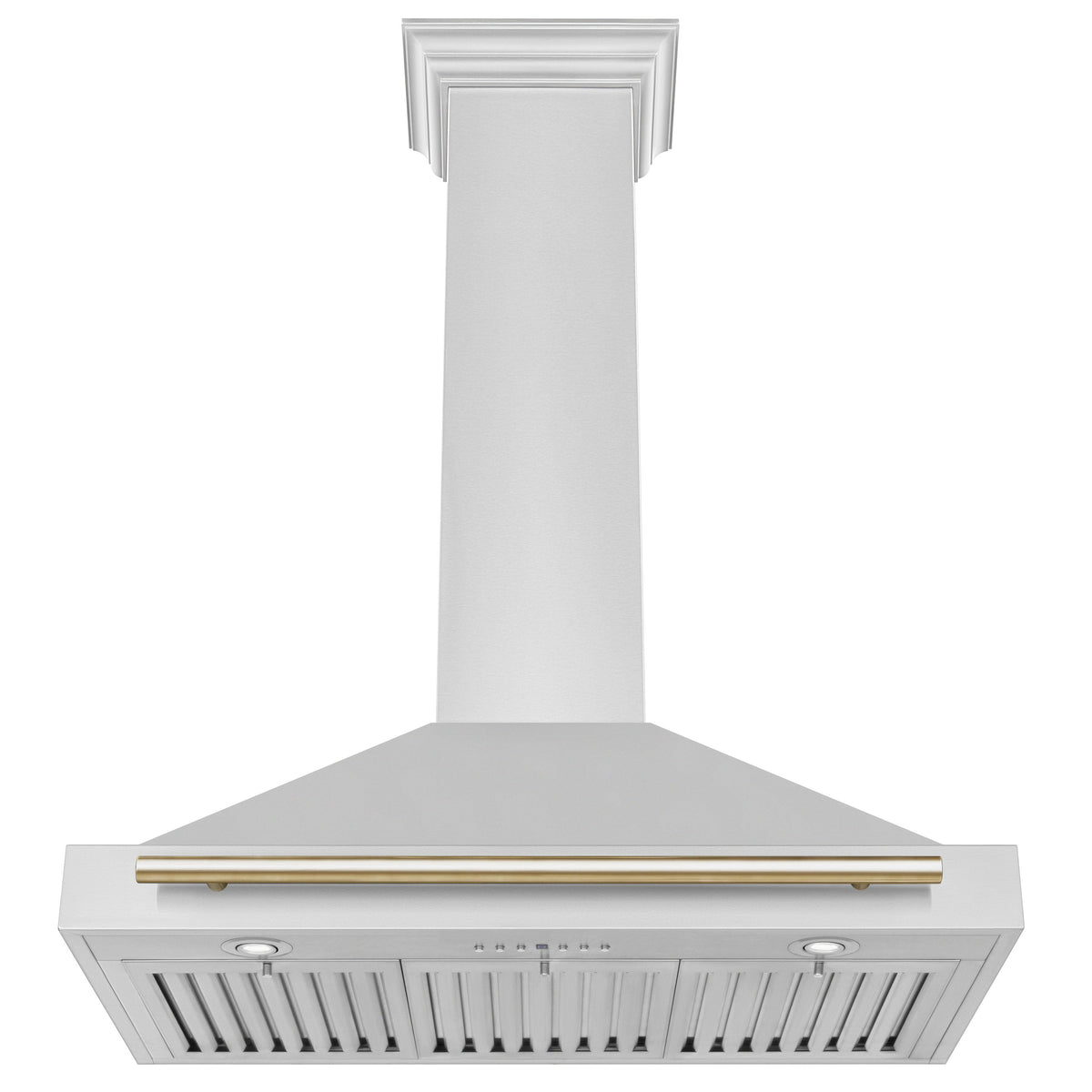 ZLINE 36 in. Autograph Edition Stainless Steel Range Hood with Stainless Steel Shell and Accents (KB4STZ-36) - MyBBQDirect