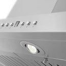 ZLINE Island Mount Range Hood in Stainless Steel with Built-in ZLINE CrownSound Bluetooth Speakers (GL2iCRN-BT) - MyBBQDirect