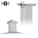 ZLINE Island Mount Range Hood in Stainless Steel with Built-in ZLINE CrownSound Bluetooth Speakers (GL9iCRN-BT) - MyBBQDirect