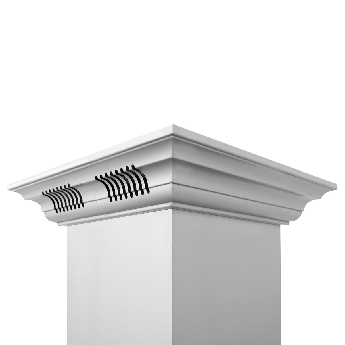 ZLINE Island Mount Range Hood in Stainless Steel with Built-in ZLINE CrownSound Bluetooth Speakers (GL2iCRN-BT) - MyBBQDirect