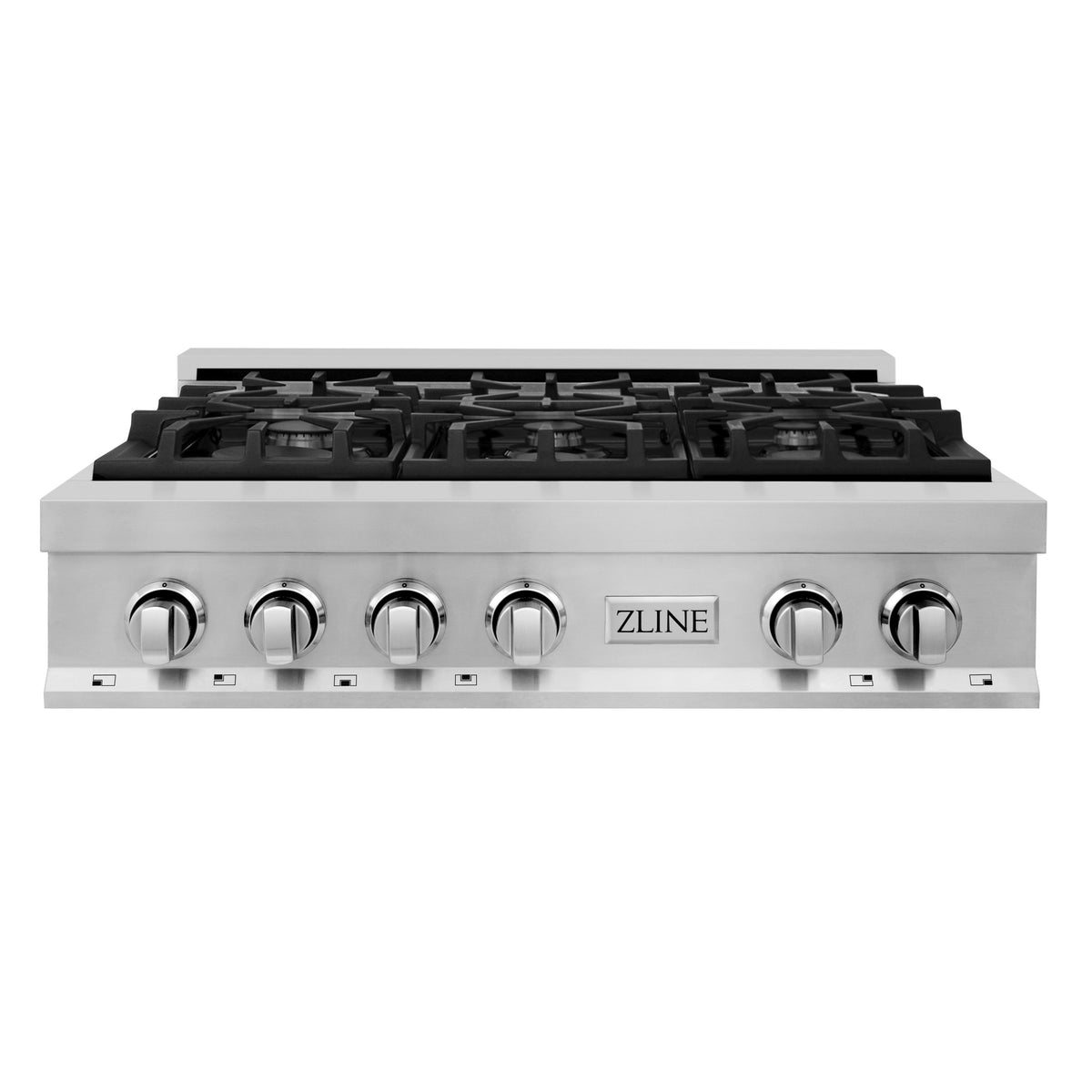 ZLINE Kitchen Package with 36 in. Stainless Steel Rangetop and 30 in. Double Wall Oven (2KP-RTAWD36) - MyBBQDirect
