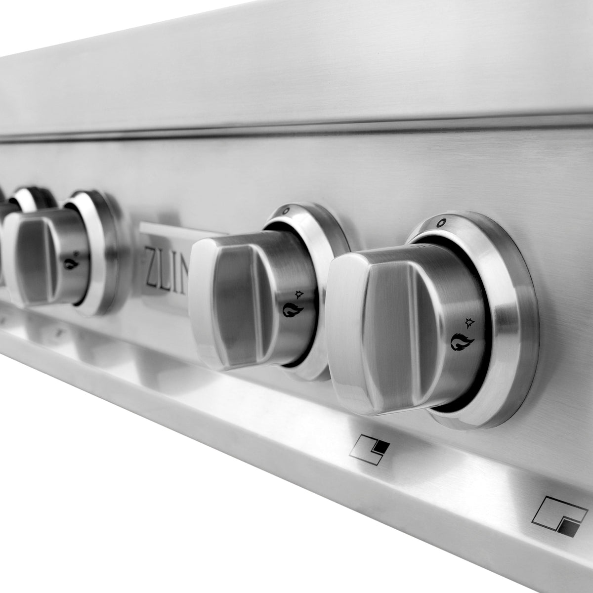ZLINE Kitchen Package with 36 in. Stainless Steel Rangetop and 30 in. Double Wall Oven (2KP-RTAWD36) - MyBBQDirect