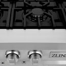 ZLINE Kitchen Package with 36 in. Stainless Steel Rangetop and 30 in. Double Wall Oven (2KP-RTAWD36) - MyBBQDirect