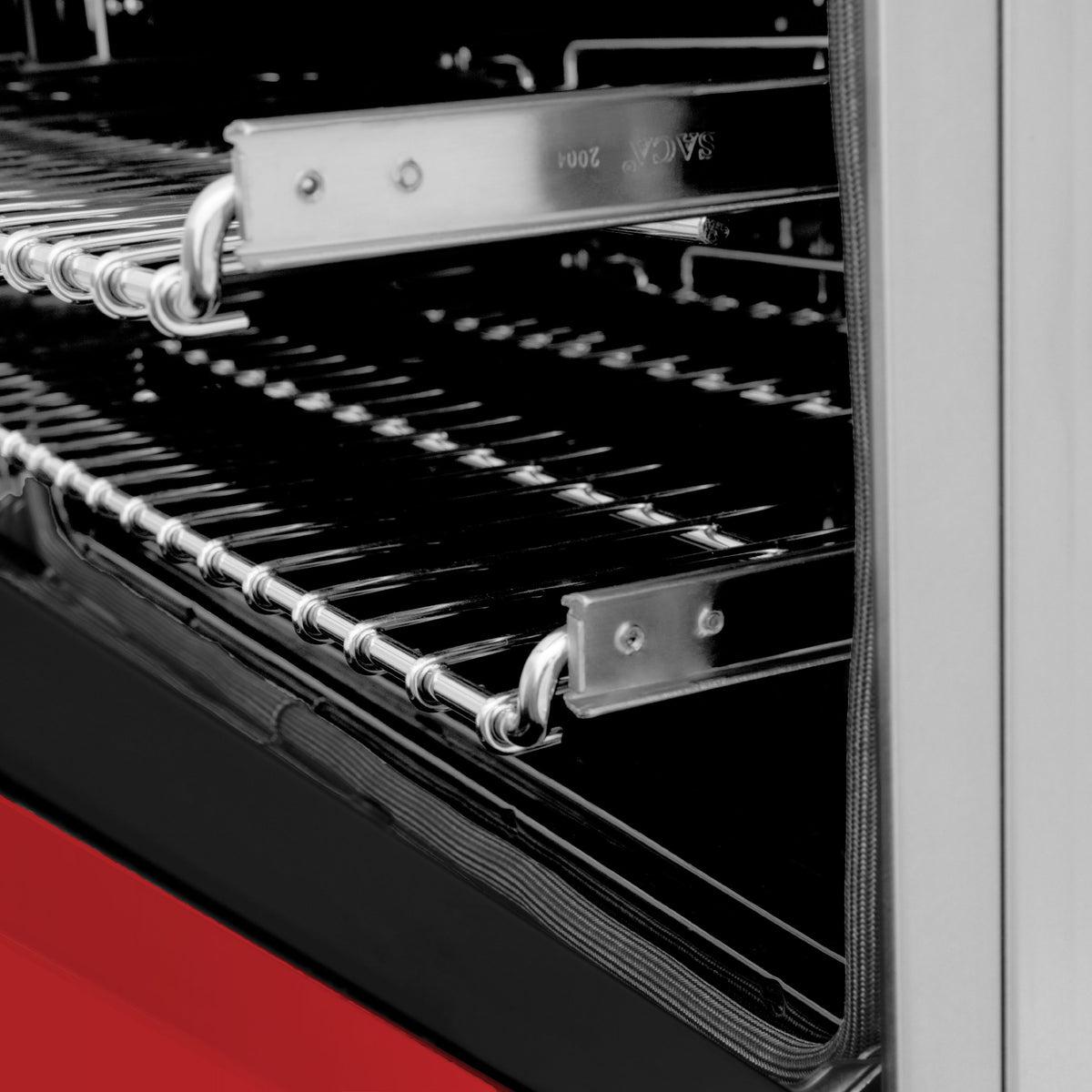 ZLINE 30 in. Kitchen Package with DuraSnow Stainless Steel Dual Fuel Range with Red Matte Door and Convertible Vent Range Hood (2KP-RARMRH30) - MyBBQDirect