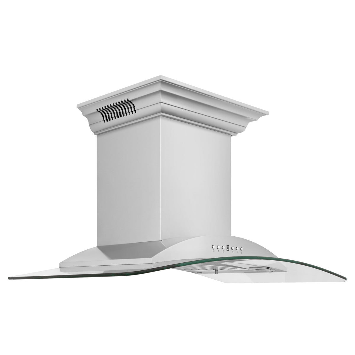 ZLINE Wall Mount Range Hood in Stainless Steel with Built-in ZLINE CrownSound Bluetooth Speakers (KNCRN-BT) - MyBBQDirect