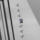 ZLINE 48 in. Autograph Edition Kitchen Package with Stainless Steel Dual Fuel Range with White Matte Door and Range Hood with Matte Black Accents (2AKP-RAWMRH48-MB) - MyBBQDirect