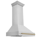 ZLINE 36 in. Autograph Edition Stainless Steel Range Hood with Stainless Steel Shell and Handle (8654STZ-36) - MyBBQDirect